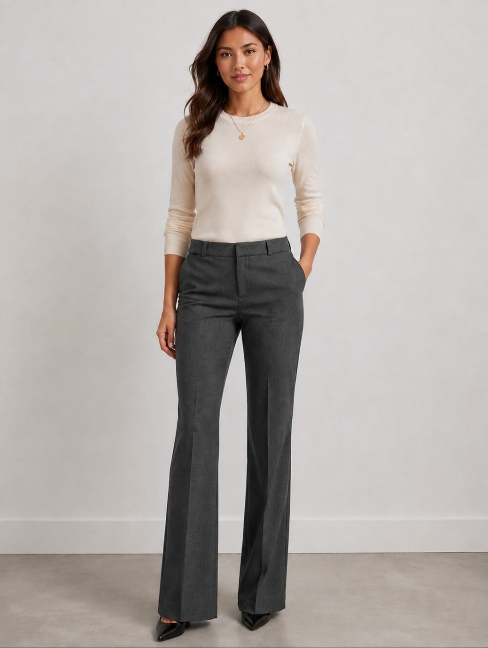 ❤️ BANANA REPUBLIC MARTIN FIT PINSTRIPE PANTS / TROUSERS, 2 (26)
